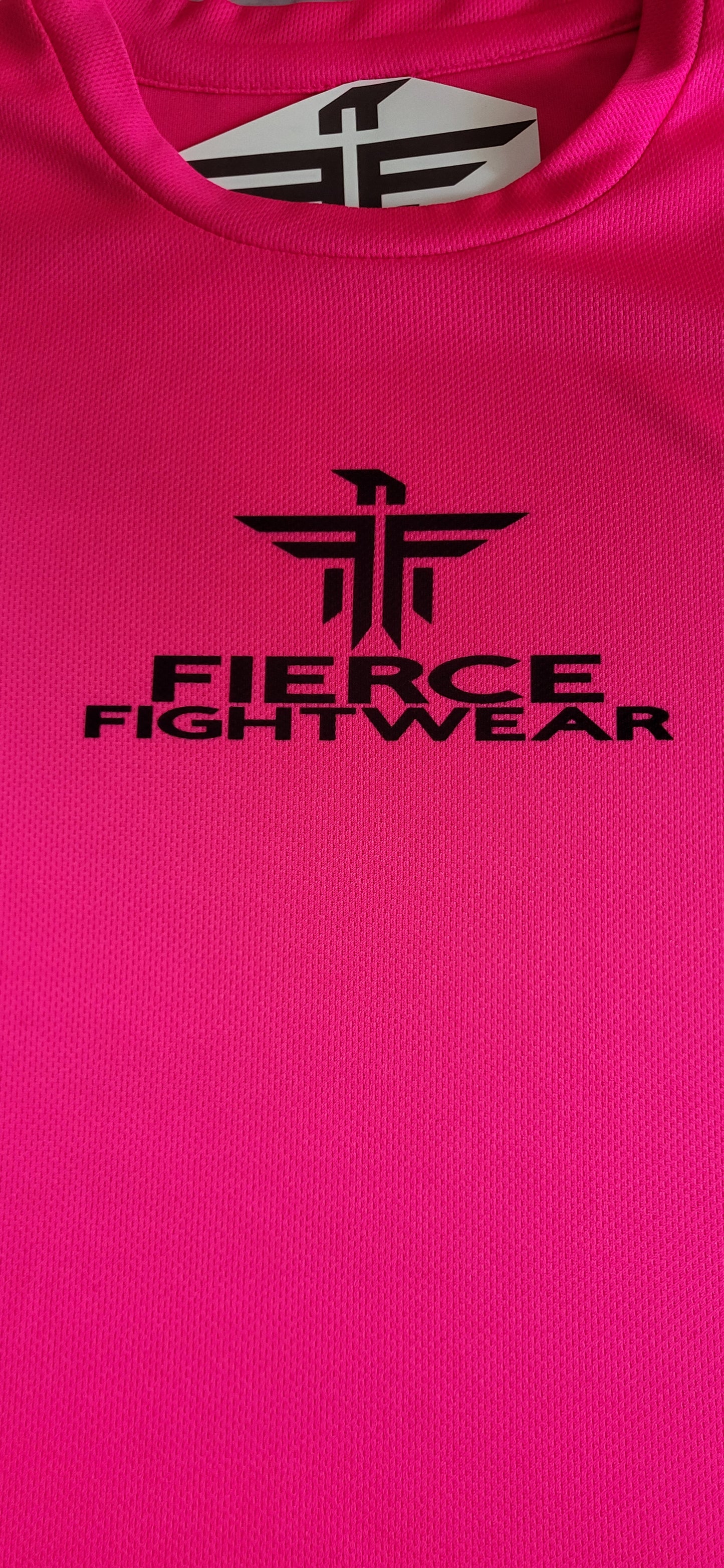 Kids Training T-shirt Chest logo Pink