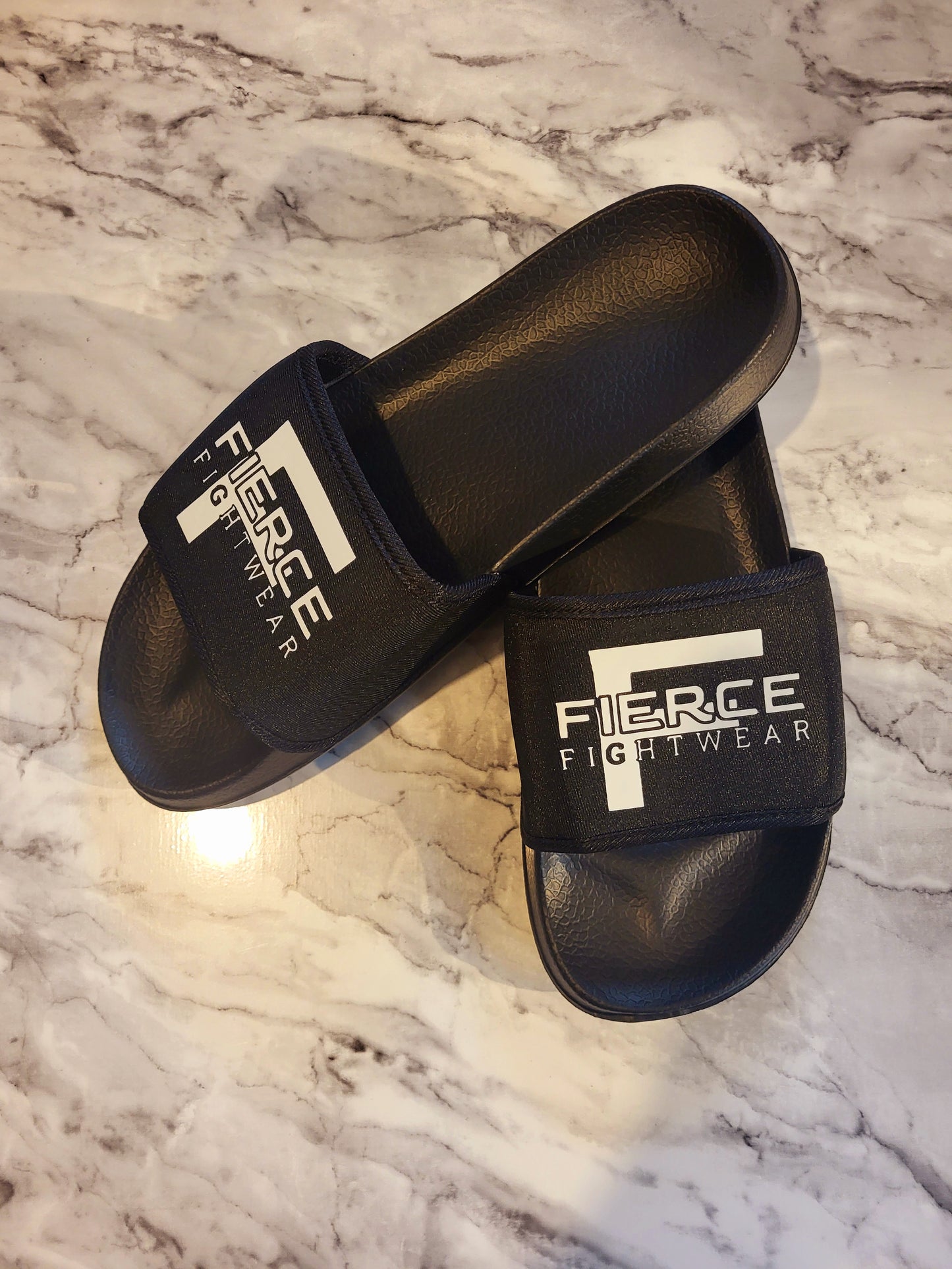 Sliders. Black with white logo