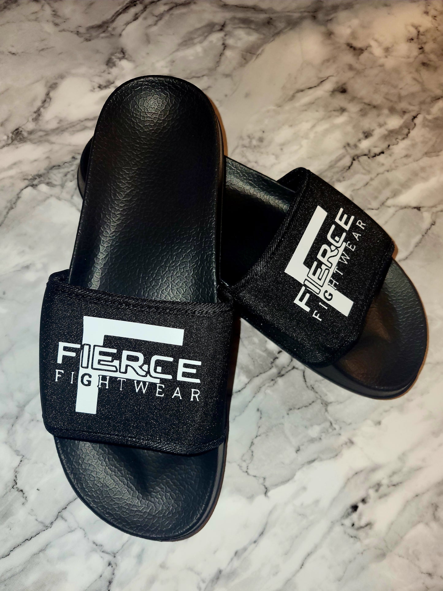 Sliders. Black with white logo