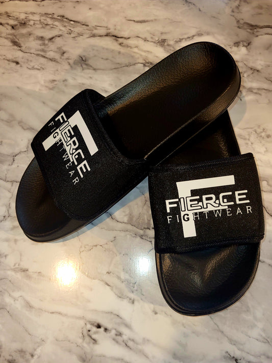 Sliders. Black with white logo